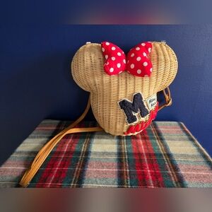 Minnie Mouse Wicker Purse